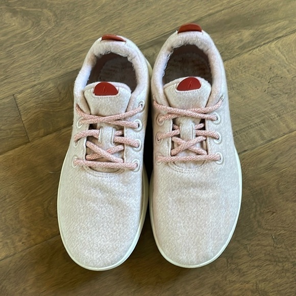 Allbirds Wool Runners Pink Sneakers Women’s 9 - Picture 2 of 11